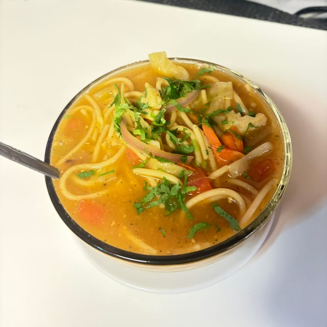 Chicken Thukpa.