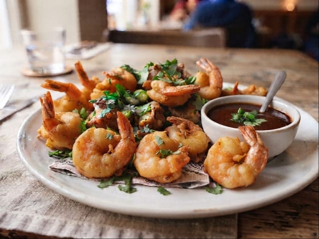Shrimp Pakora.