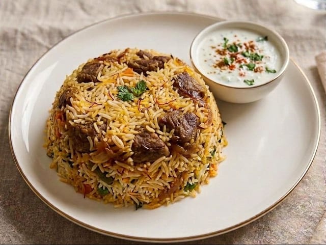 Lamb Biryani.