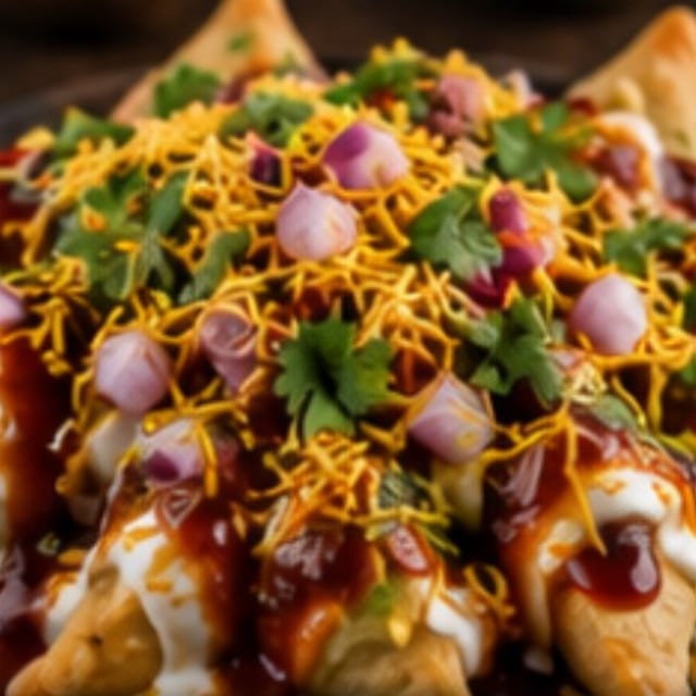 Samosa Chaat.