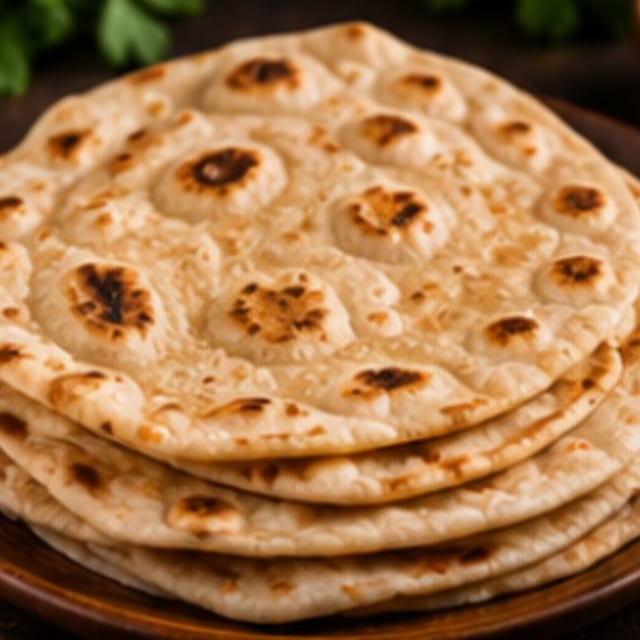 Plain Roti (Vegan).