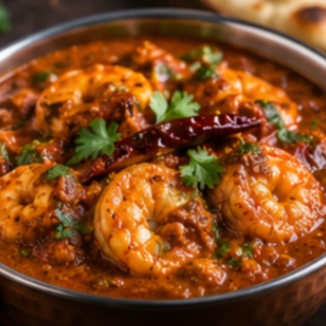 Shrimp Vindaloo.