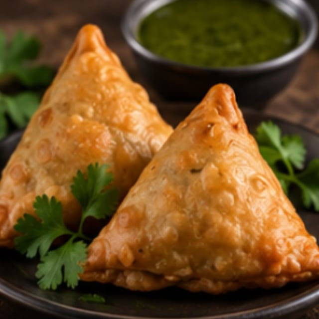 Veg Samosa - Vegan.