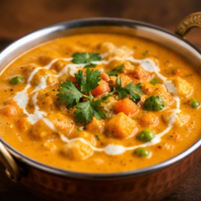 Vegetarian Korma.