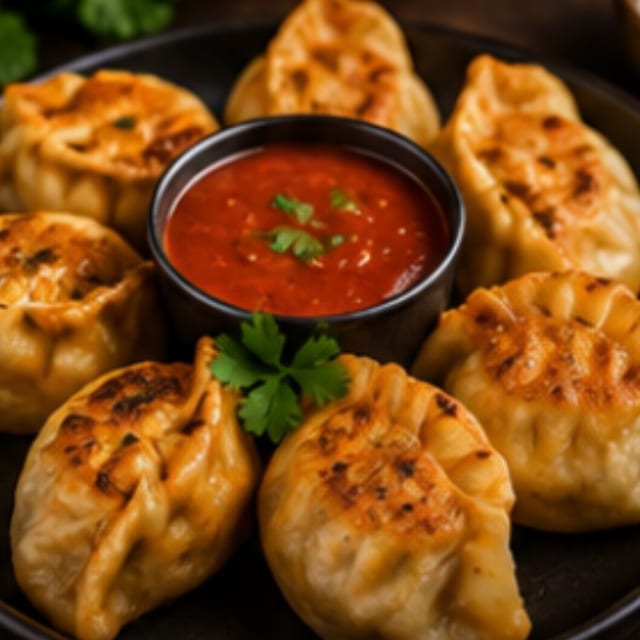 Chicken Fried Momo.