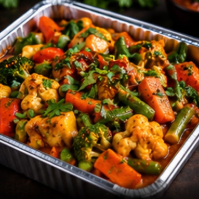 Vegetable Entree Half Tray ( Option to Pick Any Veg Item from Regular Menu).