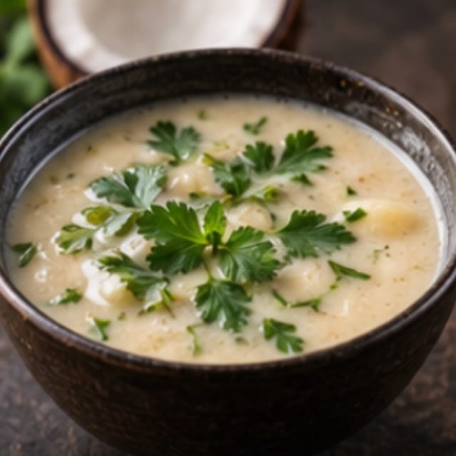 Coconut Soup (Vegan).