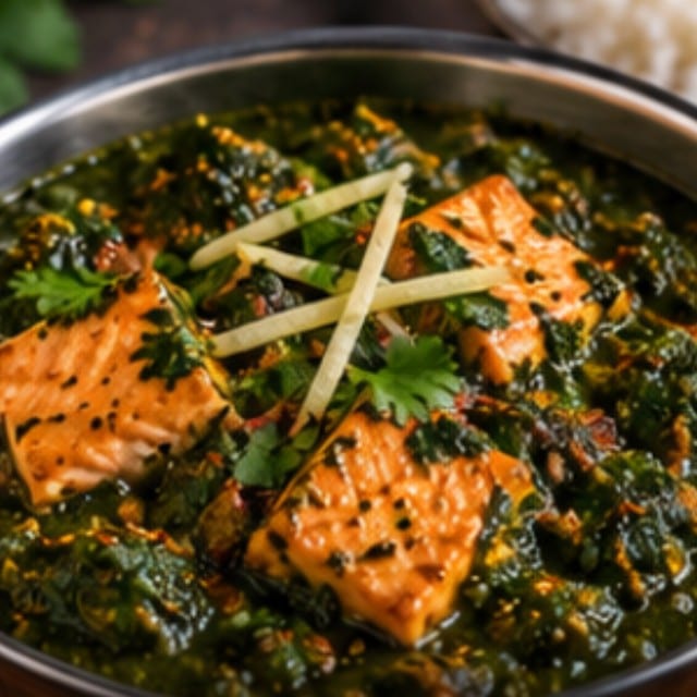 Salmon Saag.