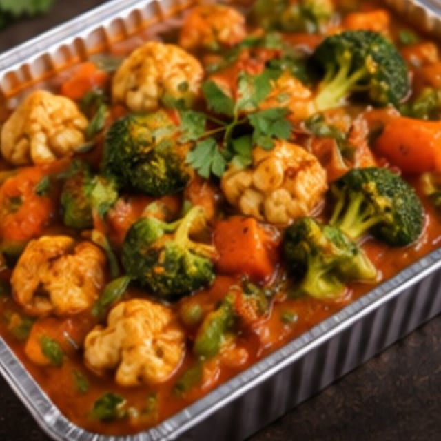 Mix Veggie Curry (Half Tray).
