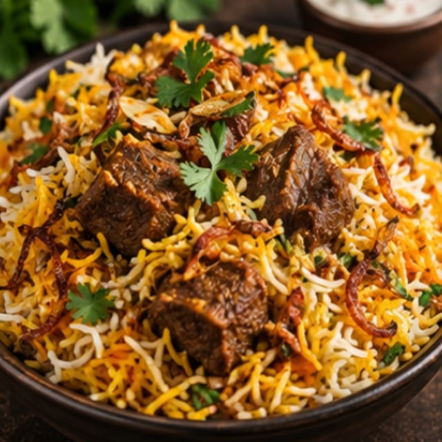 Lamb Biryani.