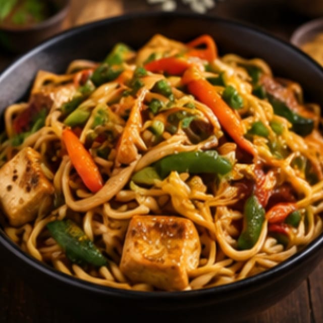 Tofu Noodles (Vegan).